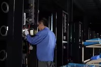 Pendingin Lantai Terangkat dengan Kontrol Cerdas Suhu dan Kelembapan di Ruang Server Komputer Pusat Data, AC Presisi 35KW