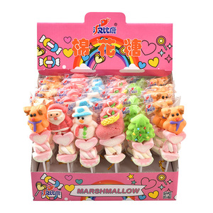 Хлопчатобумажная конфета, шашлык, мультяшный Рождественский милый леденец, боярышник, фруктовый аромат, Детская праздничная подарочная коробка для закусок - Product Image 2