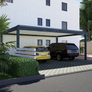 Pergolas à lames orientables automatiques, abris de voiture, pergolas motorisées électriques en aluminium, pergola extérieure, tente de stationnement pour voiture - Product Image 5