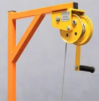 Machine extérieure de climatiseur de petite grue de 10m économisant du travail et facile à utiliser soulevant avec le frein