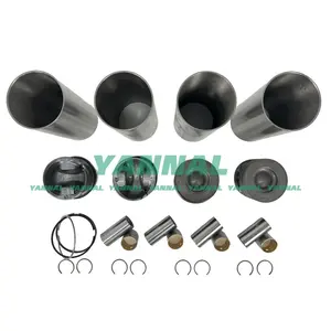 Untuk Cummins QSF2.8 Kit Piston Liner silinder dengan cincin untuk bagian mesin forklift diesel