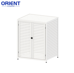 <span class=keywords><strong>Abri</strong></span> pour poubelle à roulettes en aluminium à 2 portes - <span class=keywords><strong>Abri</strong></span> <span class=keywords><strong>de</strong></span> rangement pour poubelle <span class=keywords><strong>de</strong></span> jardin <span class=keywords><strong>de</strong></span> haute qualité - Product Image 5