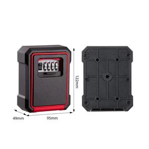 Caja de bloqueo de llave de combinación de 4 dígitos montada en la pared, interior, exterior, impermeable, Material ABS, interruptor <span class=keywords><strong>B</strong></span>, cerradura de almacenamiento Digital electrónica - Product Image 4