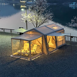 5-6 Person 1 Room 1 Hall Inflatable <strong>Tent</strong>, 20.<strong>2</strong>㎡, <strong>2</strong>-Min Setup W/800W Pump, Waterproof 3000mm, 4-Season Outdoor Camping - Product Image 1