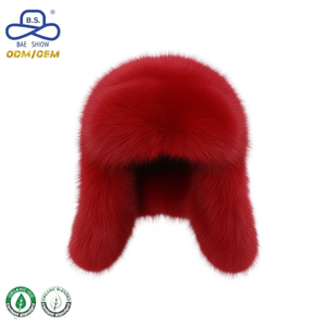 Chapeaux trappeurs tendance en fausse fourrure pelucheuse pour <span class=keywords><strong>femme</strong></span>, <span class=keywords><strong>avec</strong></span> protection des <span class=keywords><strong>oreilles</strong></span>, pour l'hiver, le style urbain et les voyages (OEM/ODM) - Product Image 1