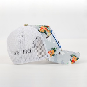 Casquettes Trucker en Maille 5 Panneaux de Haute Qualité, Broderie Tissu, Motif Animal, pour l'Été, Tendance, Performance, Hip Hop, Extérieur - Product Image 4