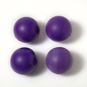 Balle anti-stress en mousse PU de 6,3 cm - Cadeau promotionnel personnalisé avec logo imprimé pour le bureau et les événements - Product Image 4