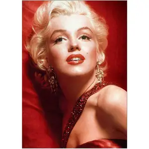 Meian çok fonksiyonlu marilyn monroe yuvarlak mozaik kiti dotz 5d elmas boyama ev dekorasyon