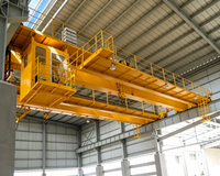 Nouvelle grue à double poutre avec palan électrique à câble, dotée d'un moteur et d'une boîte de vitesses PLC pour le levage en atelier