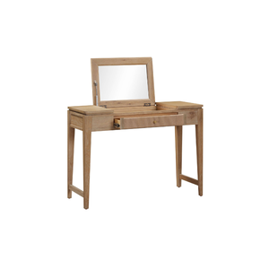 Collection ELYSIUM, table de maquillage moderne minimaliste de luxe en bois massif 2 en 1 avec tiroirs pour chambres à coucher, bon prix - Product Image 1