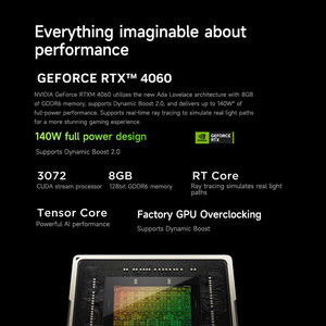 2024 Le Novo Legion Y9000P 16 pulgadas 2,5 K 240Hz i9 14900H 32GB RAM 1TB ROM RTX4070/4060 Tarjeta gráfica Mejor portátil para juegos - Product Image 4