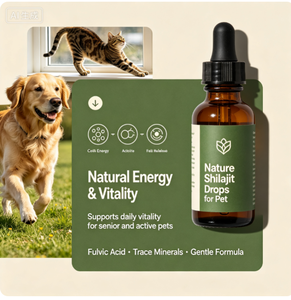 Gouttes liquides <span class=keywords><strong>de</strong></span> Shilajit <span class=keywords><strong>de</strong></span> <span class=keywords><strong>l</strong></span>'<span class=keywords><strong>Himalaya</strong></span> 100% naturel pour chiens, chats et petits animaux. Riche en acide fulvique et en plus <span class=keywords><strong>de</strong></span> 80 oligo-é<span class=keywords><strong>l</strong></span>éments - Product Image 2
