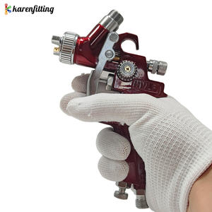 Pistolet à air comprimé miniature de haute qualité pour la réparation automobile, outil pneumatique, pulvérisation de peinture pour meubles et murs, pistolet de pulvérisation HVLP, buse de pulvérisation - Product Image 3