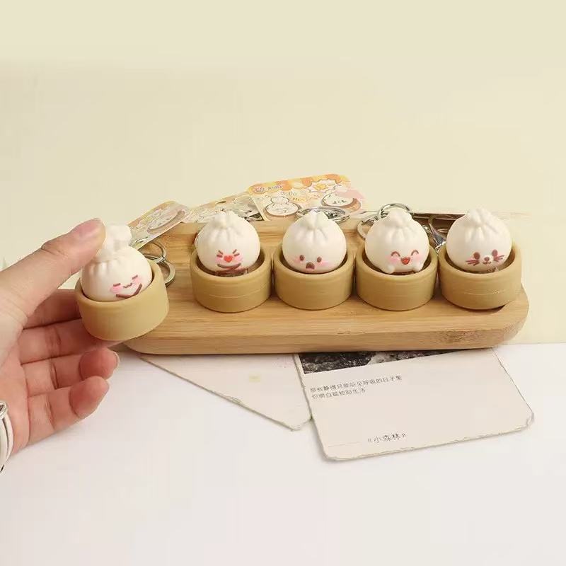 Steamer Five-treasure keychain