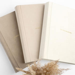 Album Photo personnalisé en tissu, cadeau pour père, <span class=keywords><strong>mère</strong></span>, famille, couverture rigide, design feuille d'or, fentes - Product Image 3