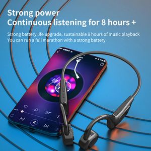 Fones de Condução Óssea Sem Fio Bluetooth, Fone de Ouvido Esportivo VG06 à Prova d'Água e Suor, para Fitness e Ciclismo, com Alto-Falante e Cartão TF - Product Image 5