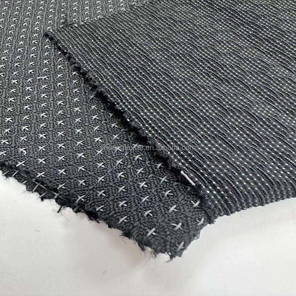 High Abrasion Resistance Cross Core Honeycomb Jacquard Nylon Oxford Fabric for Industrial Footwear