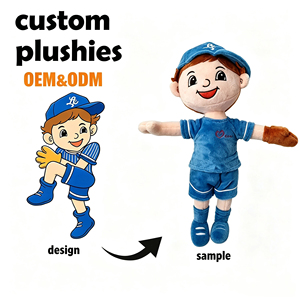 Fabricante de Peluches con MOQ Bajo, Muñeco de Peluche Personalizado de Dibujos Animados y <span class=keywords><strong>Anime</strong></span> con Relleno de Algodón PP, Diseño de Logotipo, Crea el Tuyo Propio - Product Image 1