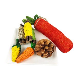 Juguetes Para morder de conejo para hámster, juego de madera Natural para morder con forma de Animal pequeño, para dientes de Rab, 8 paquetes - Product Image 4