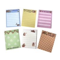 Ligne de papeterie personnalisée taille personnalisée bloc-notes scolaire auto-adhésif Notes autocollantes Papeterie Note autocollante
