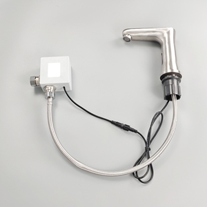 จัดหาอ่างล้างหน้าประหยัดพลังงานใหม่ก๊อกน้ําอัตโนมัติห้องน้ําก๊อกน้ําเซ็นเซอร์ทองเหลือง - Product Image 6