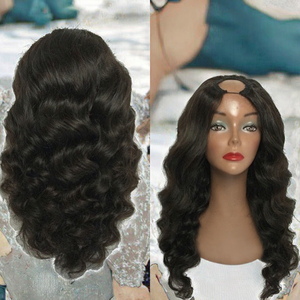 Indian Remy <b>Human</b> Hair Jerry Curl Lace Front <b>Wig</b> Swiss Lace Single Weft Full HD Natural Black Long Curly Hair Extension - Product Image 3