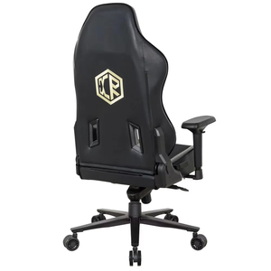 Chaise de joueur en cuir PU personnalisable avec fonction pivotante Style exécutif Hauteur réglable Système de refroidissement pour bureau et maison - Product Image 2