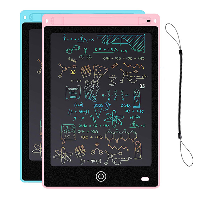8.5 Inch Erasable Children's Colorful Doodle Graphic Tablet LCD Writing Board with Memo Pads Style