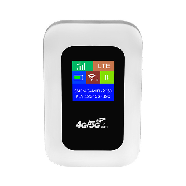 4G Portable LTE Router with Color Screen Insertable SIM Card 5G Support Wireless WIFI VoIP Function for Home Use