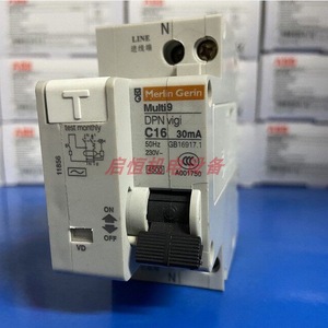 Interruptor Diferencial Merlin Gerin C6 C10 C16 C20 C25 C32 10mA Protección para Seguridad Eléctrica - Product Image 3