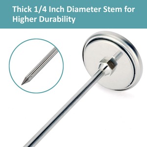 Termometro per Compost da 20 Pollici con Quadrante da 2 Pollici, Sonda Lunga in Acciaio Inossidabile, Nessuna Batteria Richiesta - Product Image 5