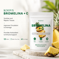 Complément alimentaire à base de bromélaïne et de vitamine C en comprimés ACORN OEM/ODM, complément à marque privée