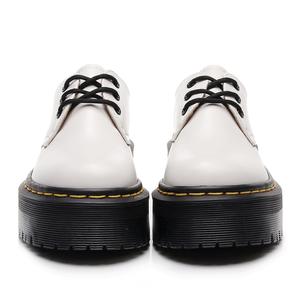 <span class=keywords><strong>Botas</strong></span> de Plataforma de Moda para Mujer, Punta Redonda, Talla Grande, Cuero Genuino, Zapatos Gruesos para Mujer, Botines, Estilo Universitario - Product Image 4