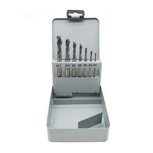 7pcs Metric din371/din376 xoắn ốc sáo Máy tap <span class=keywords><strong>Set</strong></span> kim loại Cutter chủ đề cắt Công cụ thiết lập M3-M12 - Product Image 2