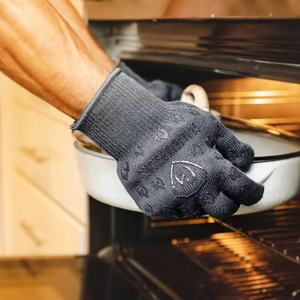 Wholesale <b>Double</b> <b>Oven</b> <b>Gloves</b> Microwave Grill Kitchen Safety <b>Gloves</b> Thermal Insulation Heat-Resistant Cotton Kitchen Essentials - Product Image 5