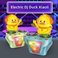 Jouet électrique pour enfants : canard musical, lumineux, style DJ, multidirectionnel, chantant et dansant