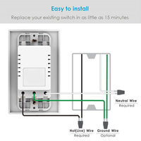 Prise murale Hooanke 16A 110V-240V AC avec ports A+C pour le Brésil, vente en gros, OEM ODM disponible