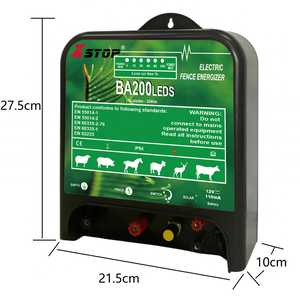Électrificateur de clôture électrique de sécurité pour <span class=keywords><strong>animaux</strong></span> de <span class=keywords><strong>ferme</strong></span> 2J 40KM pour poulets et chèvres - Product Image 3