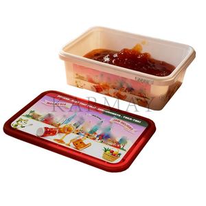 Fruit Spread Jam deli food container IML printed with temper theft lid 1500ML square box Thai <b>Sweet</b> Chilli Sauce - Product Image 4