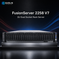 Serveur FusionServer 2258 V7 2U en rack pour l'IA haute performance, la base de données et le support des charges de travail d'entreprise