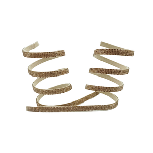 Bande élastique pour empeigne de chaussure, ruban à quatre rangées de spirales, bande de strass, pièces de chaussures - Product Image 4