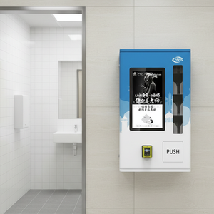 Máquina Expendedora de Bolsas de Tabaco de Gran Capacidad con Pantalla Táctil Inteligente, Verificación de Edad con Lector de Tarjetas de Identificación, Mini Máquina Expendedora de Nicotina Montada en la Pared - Product Image 1