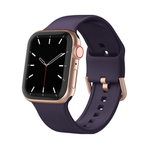 Correa deportiva compatible con <span class=keywords><strong>Apple</strong></span> <span class=keywords><strong>Watch</strong></span>, correa de silicona suave con cierre clásico para IWatch Series 10 9 Ultra <span class=keywords><strong>SE</strong></span> 87654321 - Product Image 1