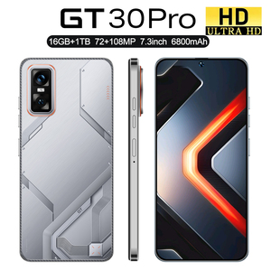 Quad Core <span class=keywords><strong>CPU</strong></span> GT 30 Pro 5G Smartphone 108MP schermo 7.3 pollici Android 14 CDMA LTE Multi lingua - Product Image 1