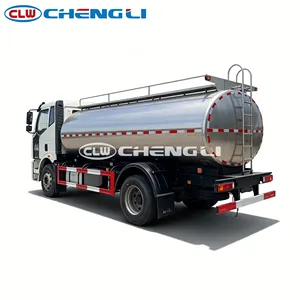 รถบรรทุกห้องเย็นสำหรับนม ยี่ห้อ Faw 4*2 2 เพลา 10.9 คิว 18 ตัน สำหรับฟาร์มโคนมขนาดเล็ก ขายดี ราคาพิเศษ - Product Image 4