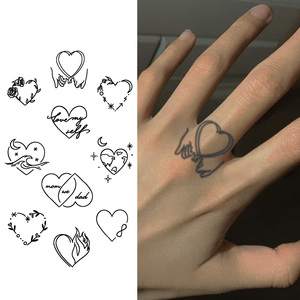 Tatuaggio temporaneo Semi permanente tatuaggio impermeabile a prova di sudore per 2 settimane realistico a base di erbe tatuaggio Anti-attrito per il corpo del braccio - Product Image 1