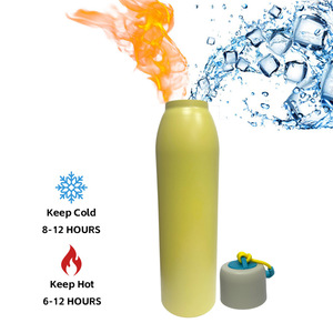Botella de Agua de Acero Inoxidable 304 <span class=keywords><strong>con</strong></span> Aislamiento al Vacío de Doble Pared, Estilo OWA, Color Macaron, para Bebidas Frías y Calientes, Moderna, para <span class=keywords><strong>Mujer</strong></span> - Product Image 1