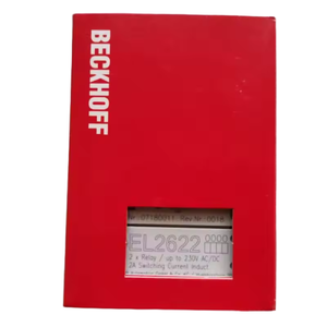 Terminal EtherCAT Beckhoff EL2622, sortie relais 2 canaux, 230 V AC, 30 V DC, 5 A, sans contacts de puissance - Product Image 1