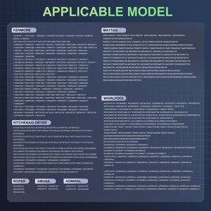 Elemento Calefactor de Secadora Eléctrico Duradero de Aluminio Modelo 279838 para Modelos Whirlpool/<span class=keywords><strong>Roper</strong></span>/Maytag/Amana/Admiral 500/600/70/80 - Product Image 6