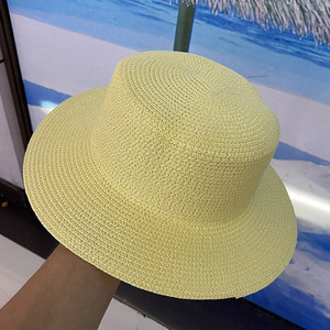 Visière grand bord été soleil herbe naturelle hommes plaine grand blanc fait à la main Panama creux dames paille Cowboy chapeau pour femmes casquette de <span class=keywords><strong>plage</strong></span> - Product Image 6